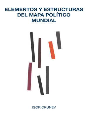 cover image of Elementos y estructuras del mapa político mundial